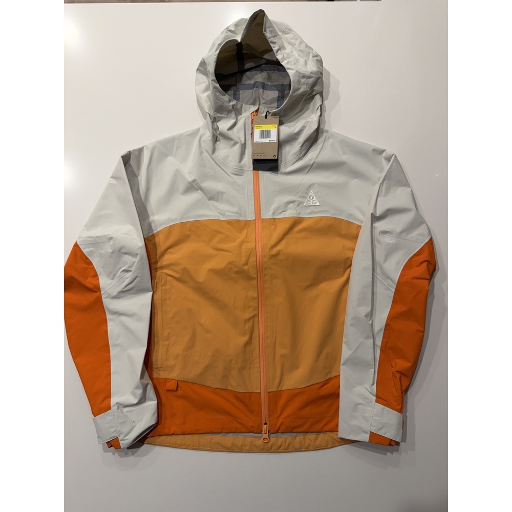 Nike Wmns ACG Morpho Storm-Fit ADV Rain Jacket White HJ0246-110 Womens Small NWT